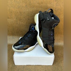 *NIKE* Air Jordan 6 Rings SPACE JAM Black/Blue Men's Shoes Size 10.5.